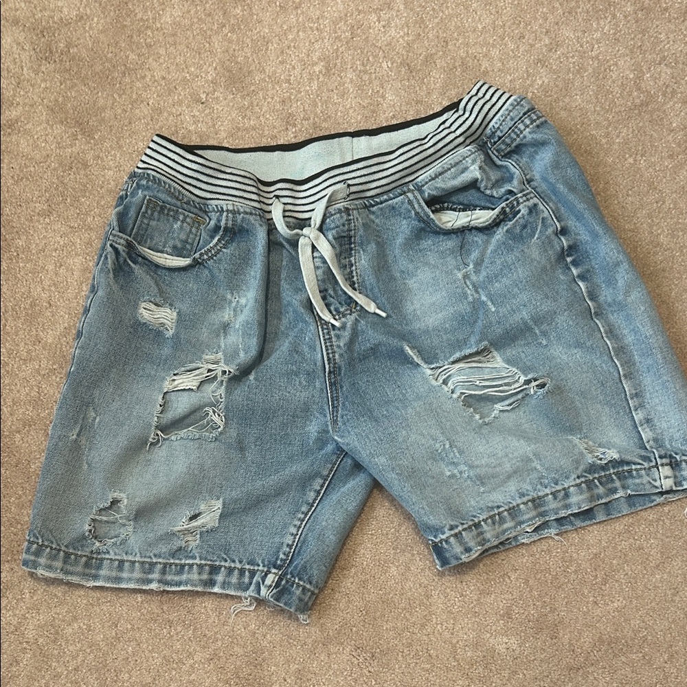 Distressed Denim women’s shorts